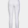 Jean Anna Field Slim Fit Blanche Femme | PNZ-2661499